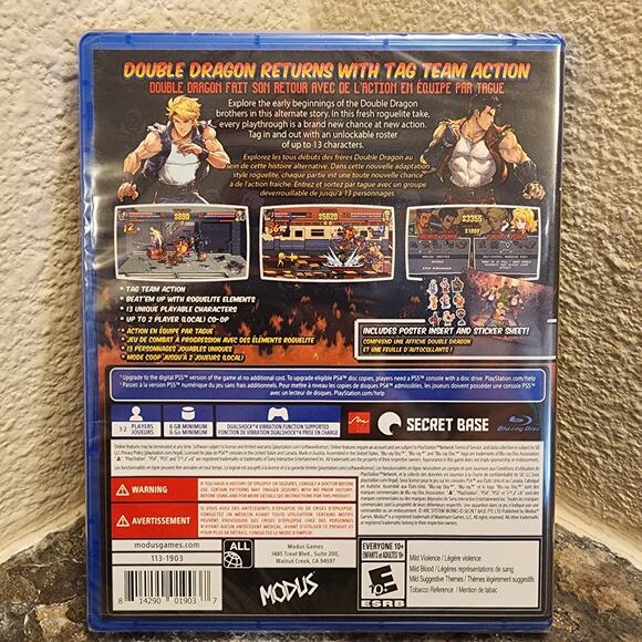 Game - Double Dragon Gaiden: Rise of the Dragons (NEW) - PS4 - Picture 2 of 4